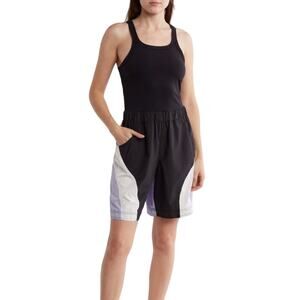 FP Movement by Free People Double Bounce Black Athleisure Jumpsuit Size Small